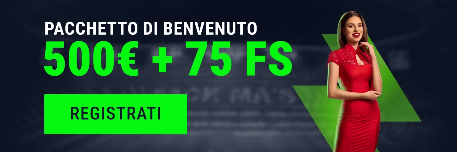 Bonus di benvenuto del casinò